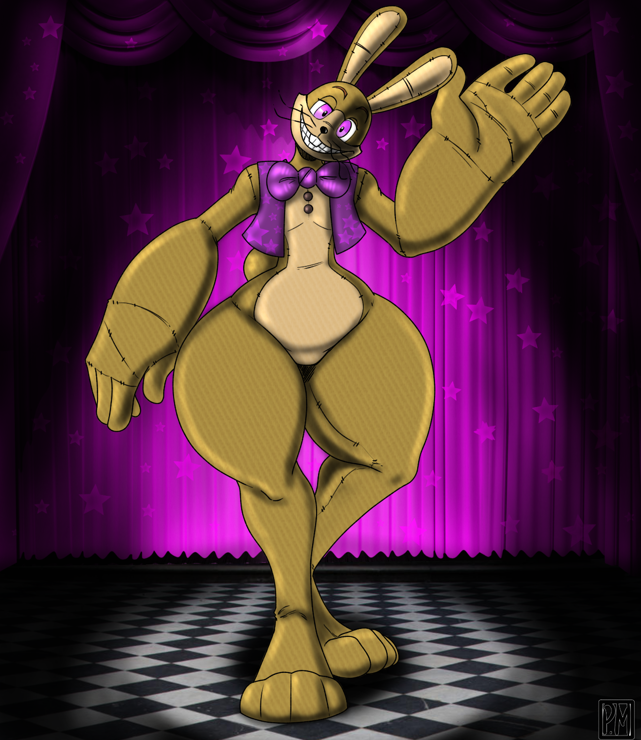 Glitchtrap - FNAF by Sol_Vagant -- Fur Affinity [dot] net