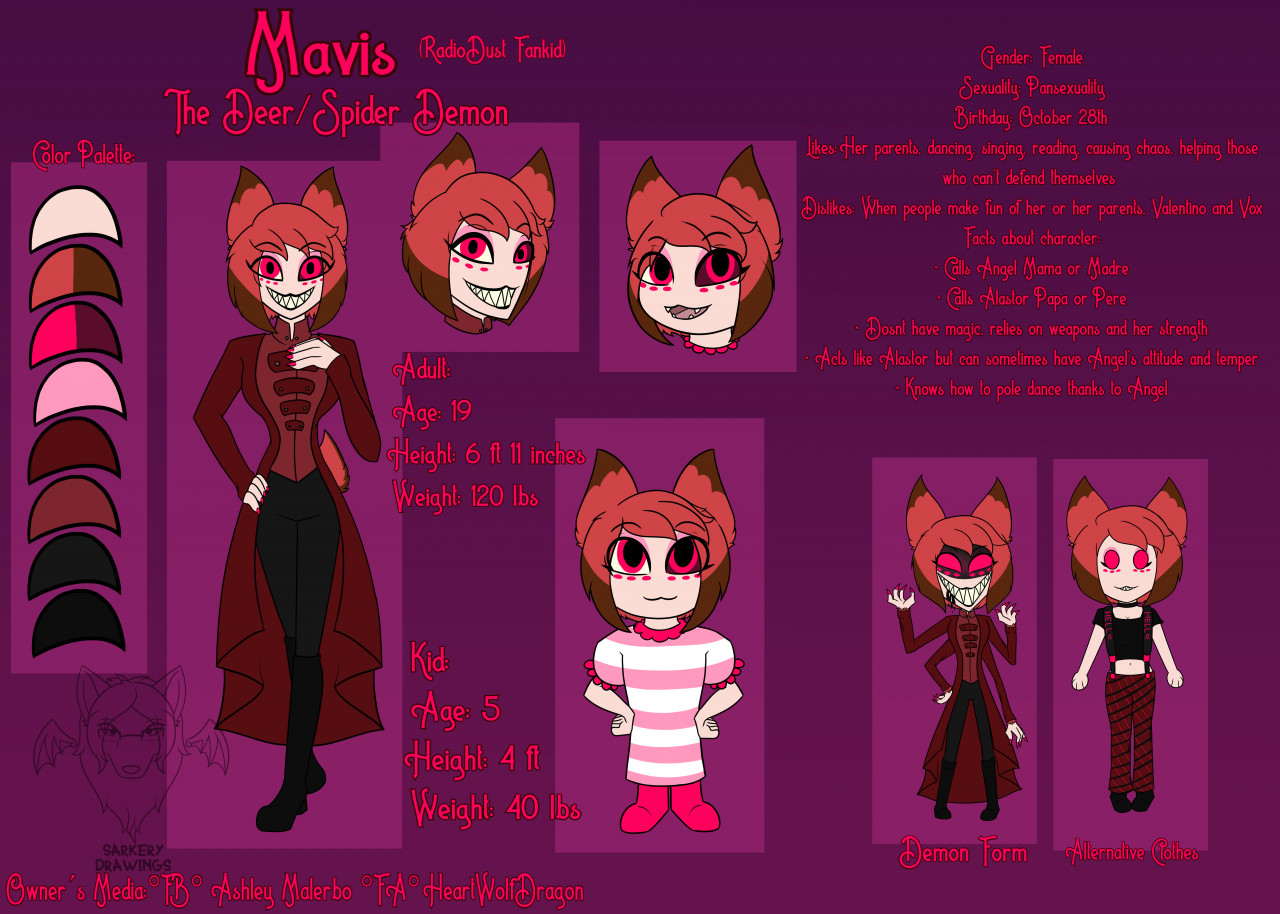 Mavis The Deer-Spider Demon by HeartWolfdragon -- Fur Affinity [dot] net