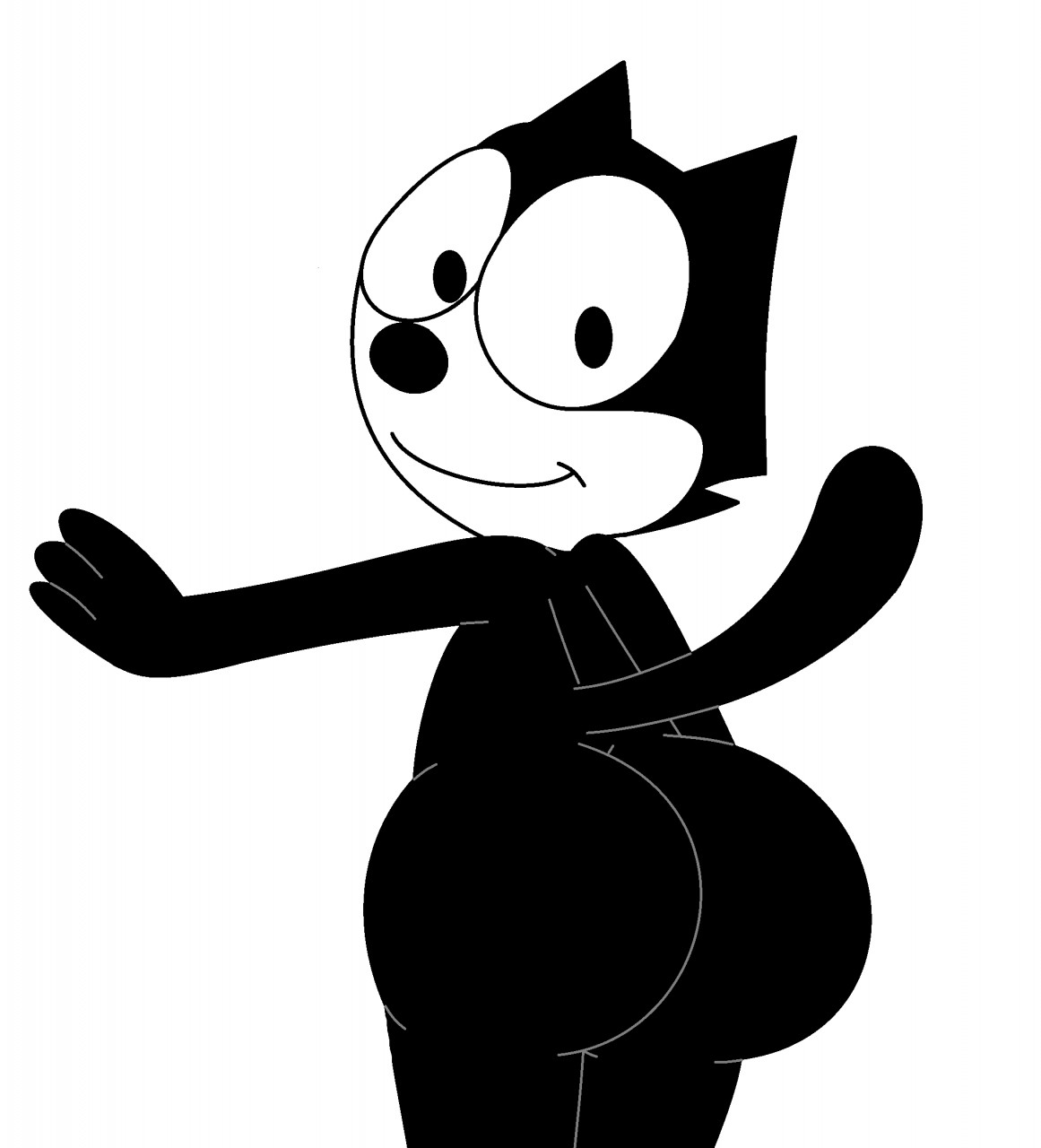 Felix the cat crying