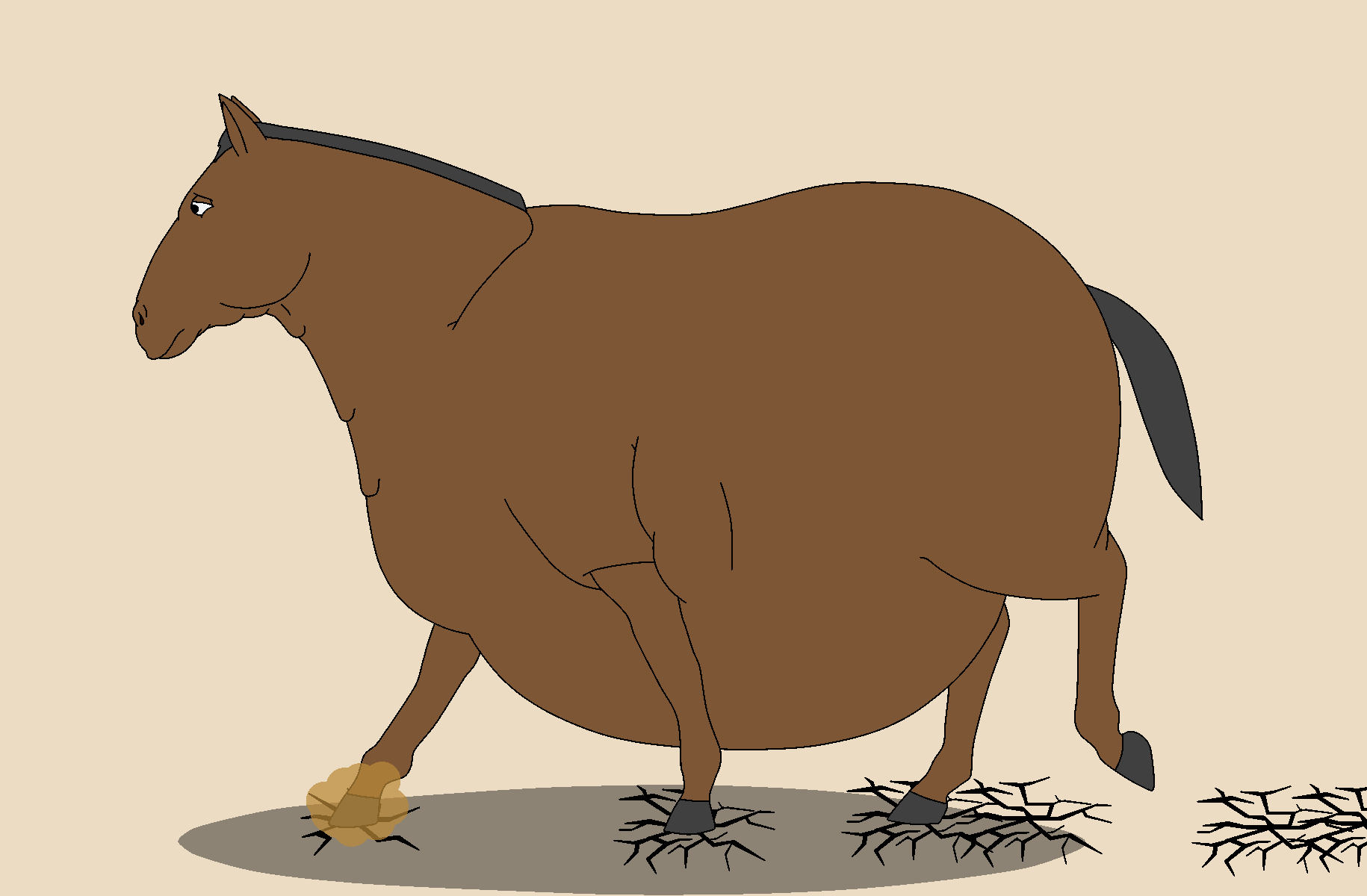 fattest horse