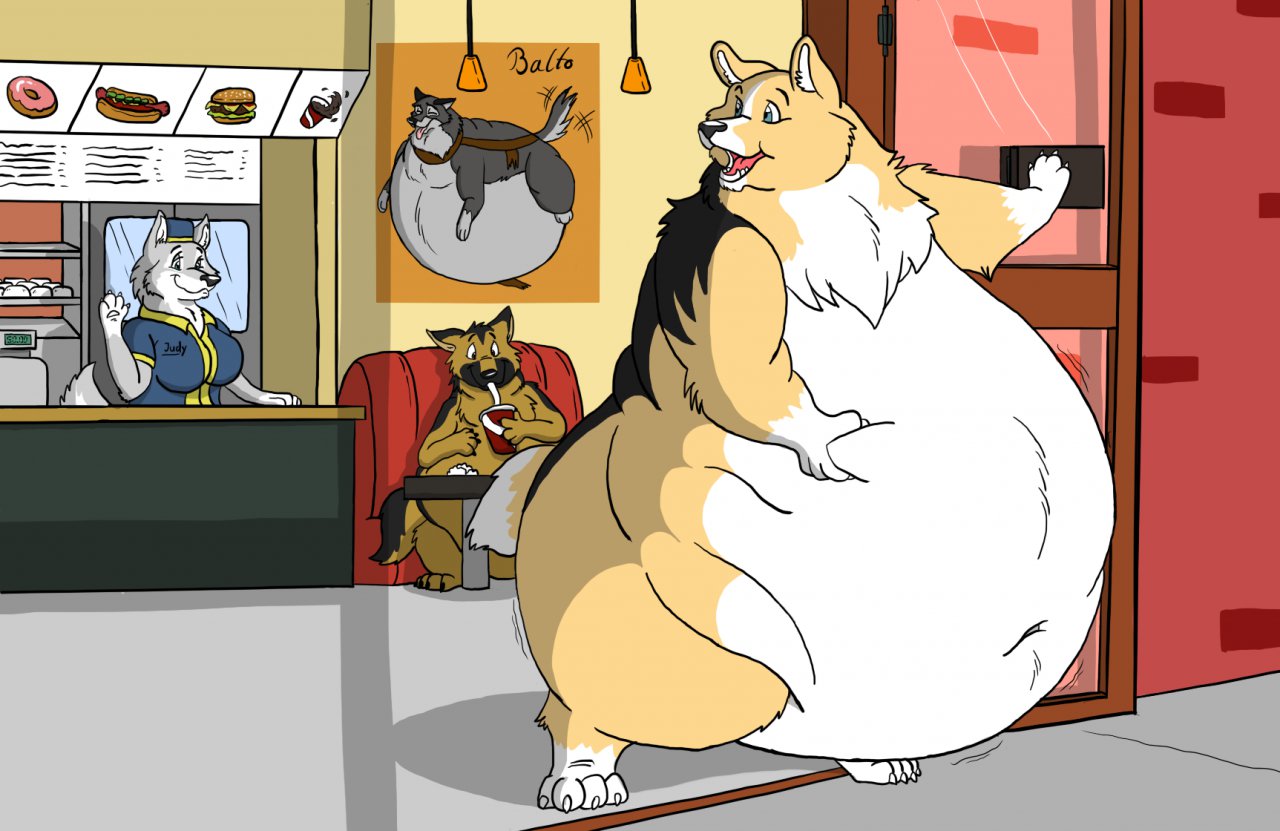 Fat furry комикс