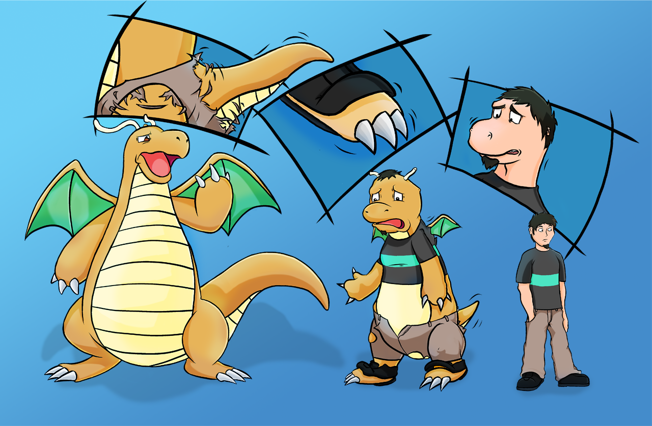Dragonite tf by heezy -- Fur Affinity [dot] net