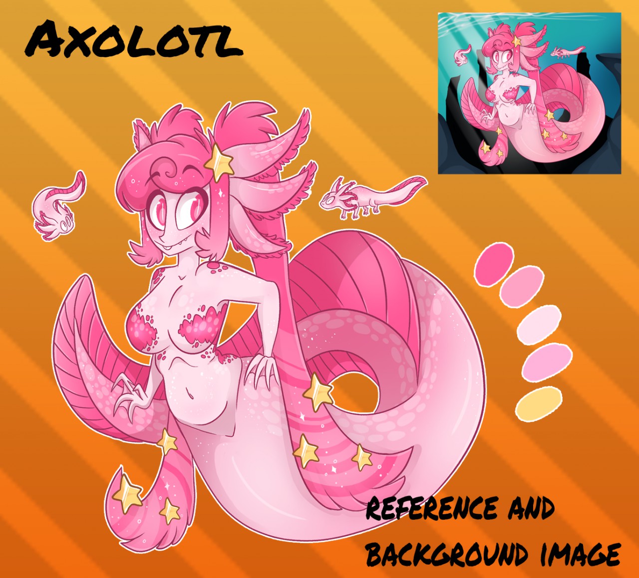 Axolotl Charms by okapirose -- Fur Affinity [dot] net
