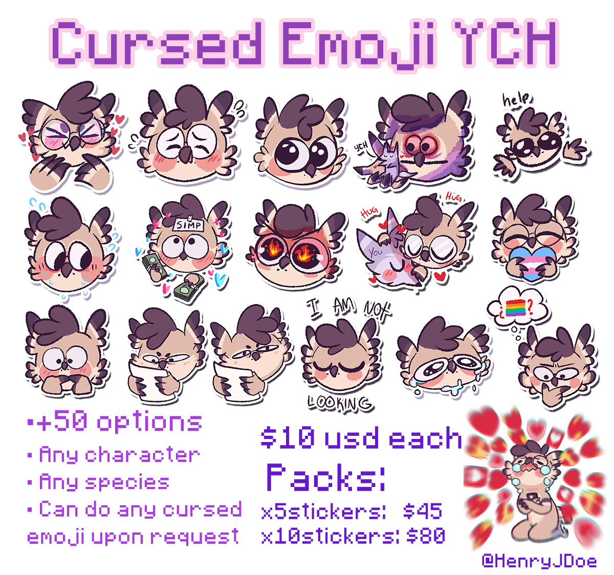 Emoji Love - Cursed Emojis - Sticker