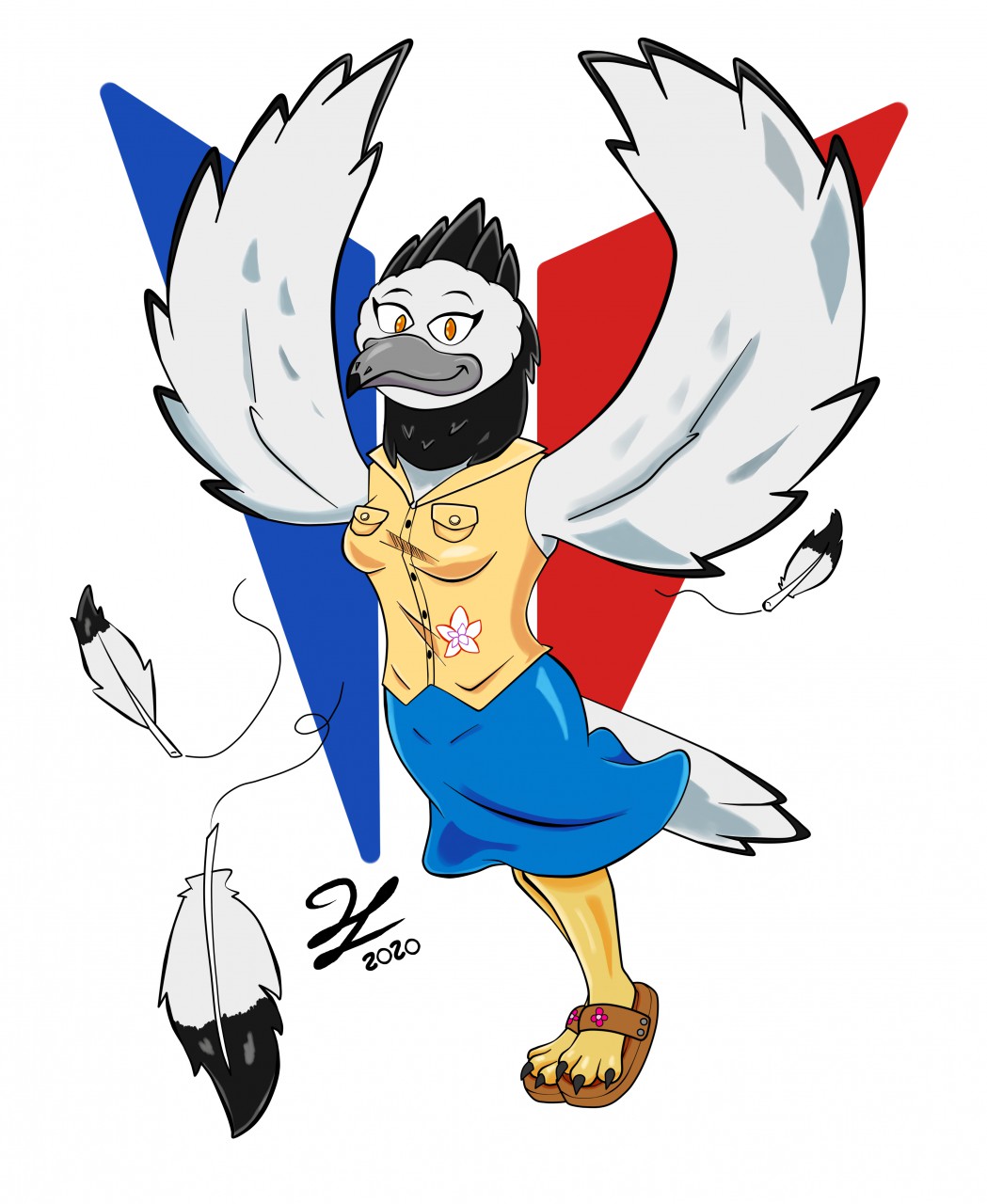 Louisa the Harpy Eagle by HenrySpicyToons -- Fur Affinity [dot] net