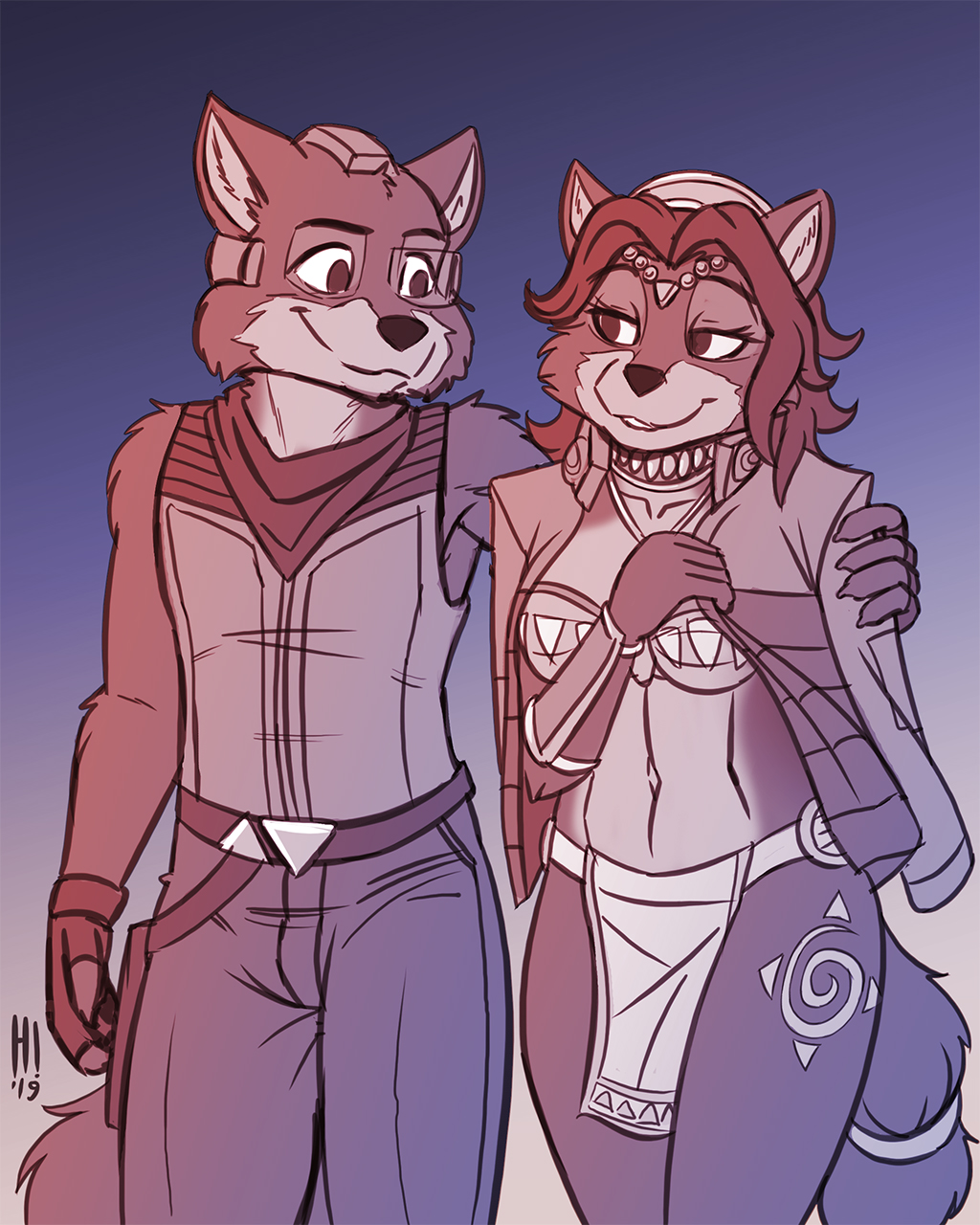 Robin Hood and Maid Marian - Star Fox cosplay by HeresyArt -- Fur Affinity  [dot] net