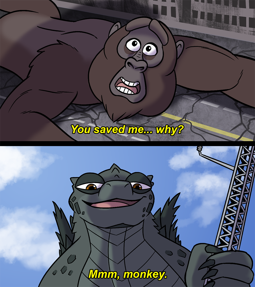 King Kong Vs Godzilla Monke Rmemetemplatesofficial 