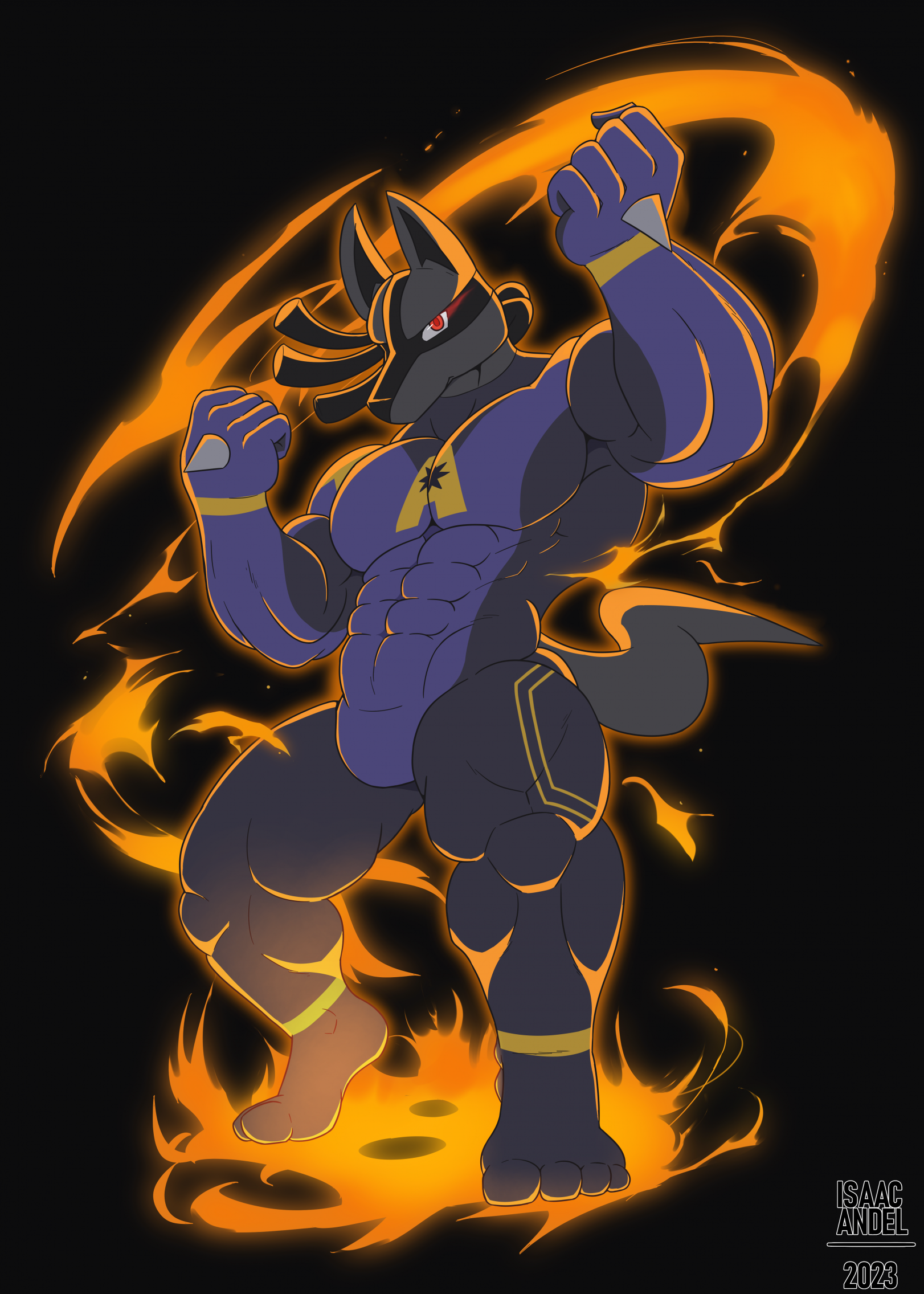 Lucario/Golden Aura