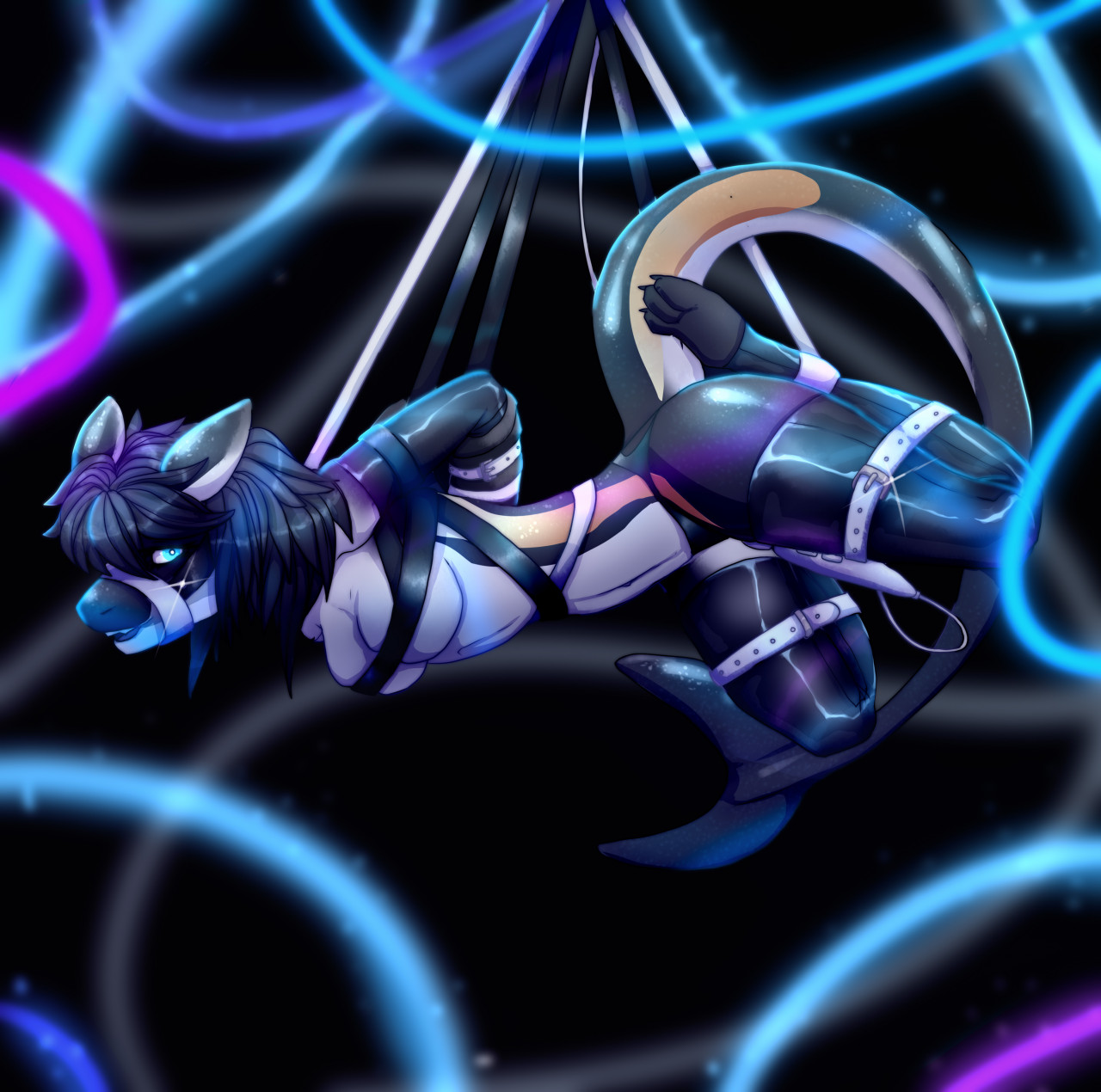 Neon lights[YCH] by Heroin-Burn -- Fur Affinity [dot] net