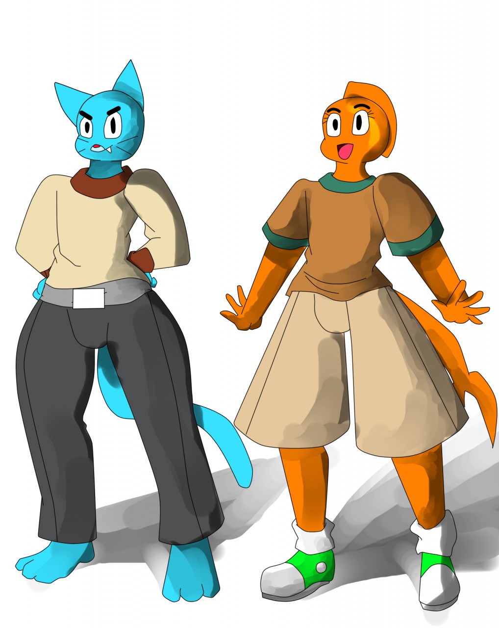 Gumball And Darwin By Hexblaster1 Fur Affinity Dot Net