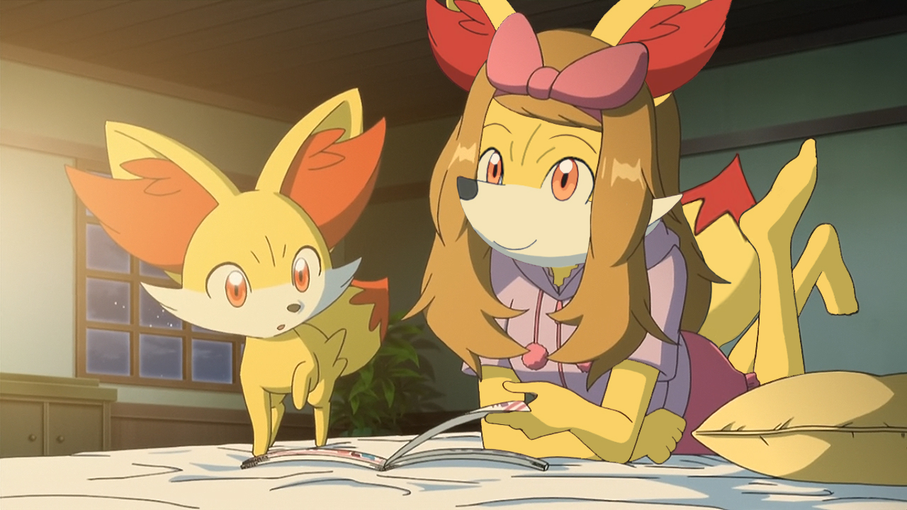 Fennekin and serena