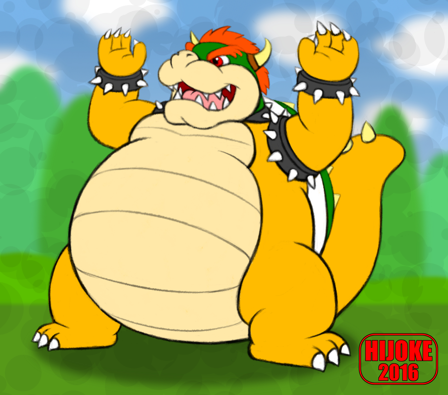 HIJOKE 🐉 on X: I fattened up movie Bowser