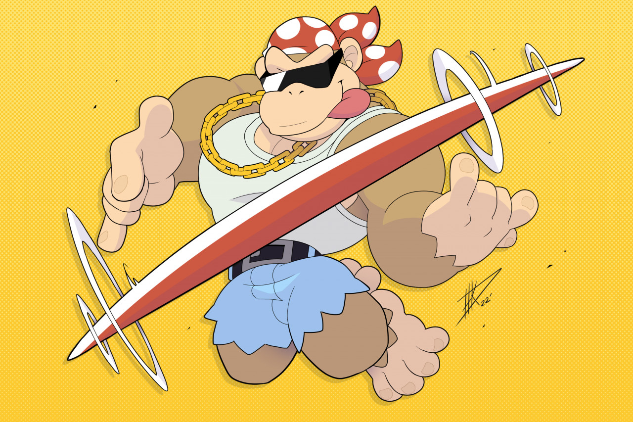Funky kong fan art