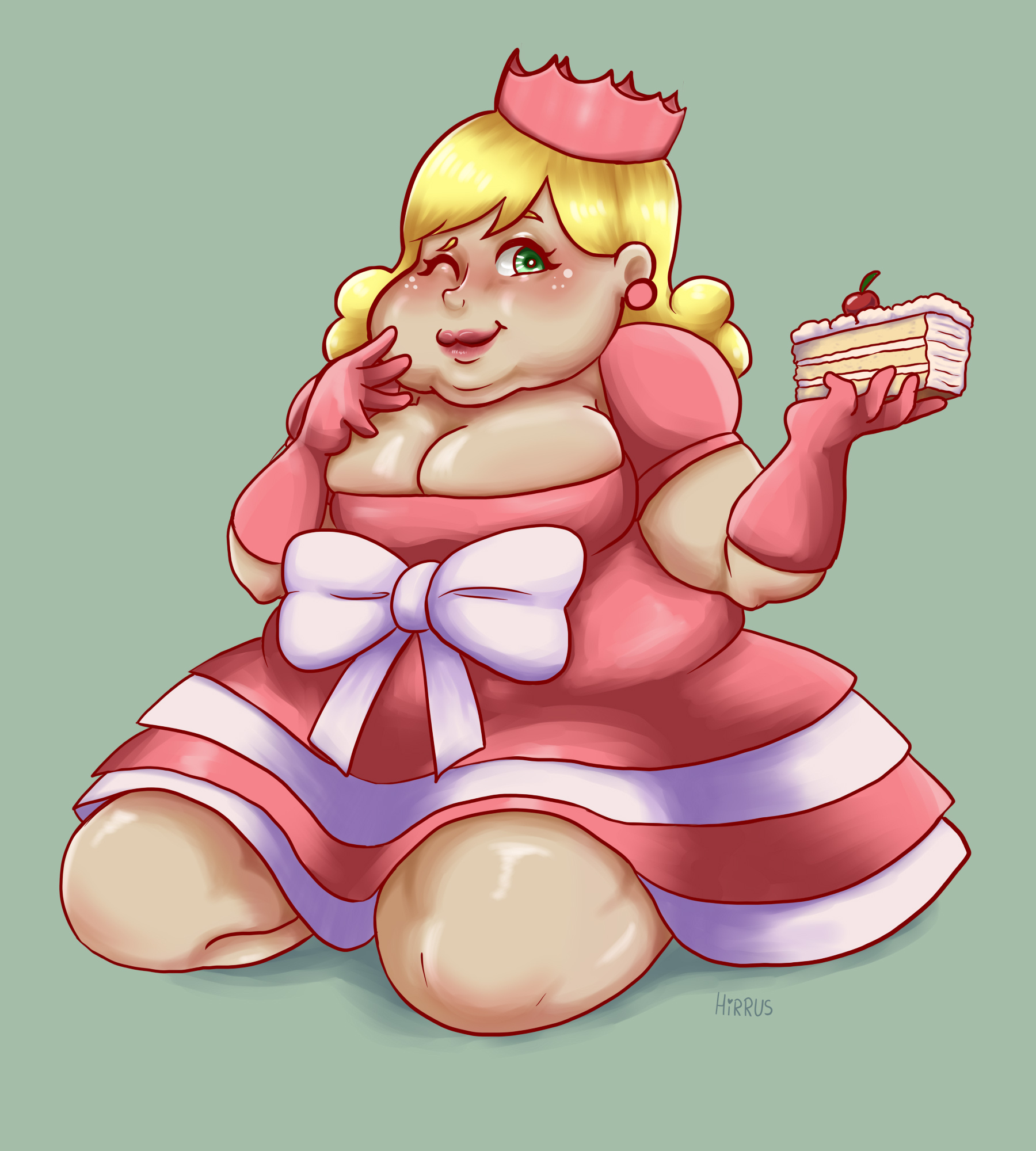 fat princess game by Hirrusowo -- Fur Affinity [dot] net