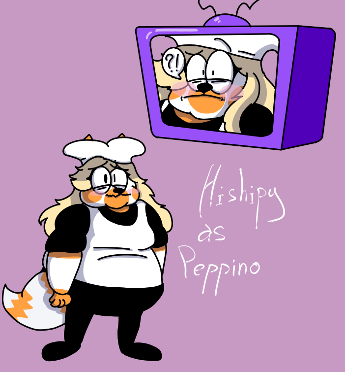 Peppino from Pizza Tower in EVERYTHING 