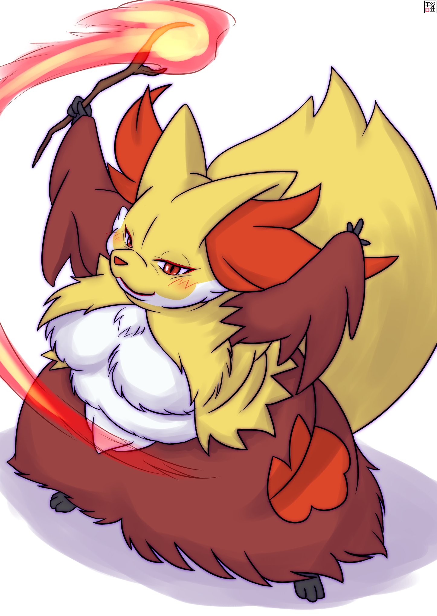 マフォクシー／Delphox by hitsujimeemee -- Fur Affinity [dot] net