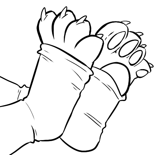 My cute paws (Bare) by EditPaws -- Fur Affinity [dot] net