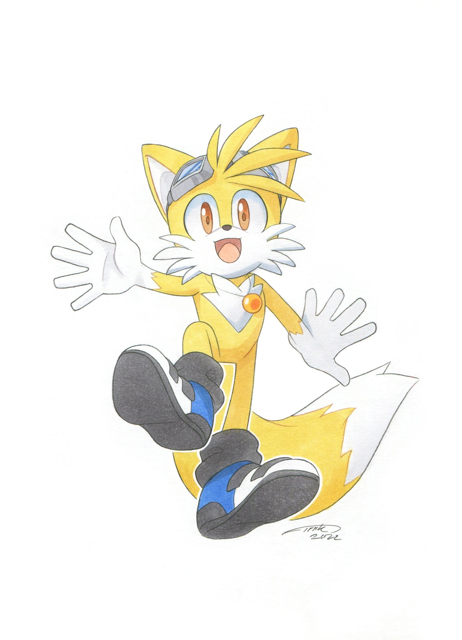 Super Sonic and Super Tails (Bare) by hker021 -- Fur Affinity [dot