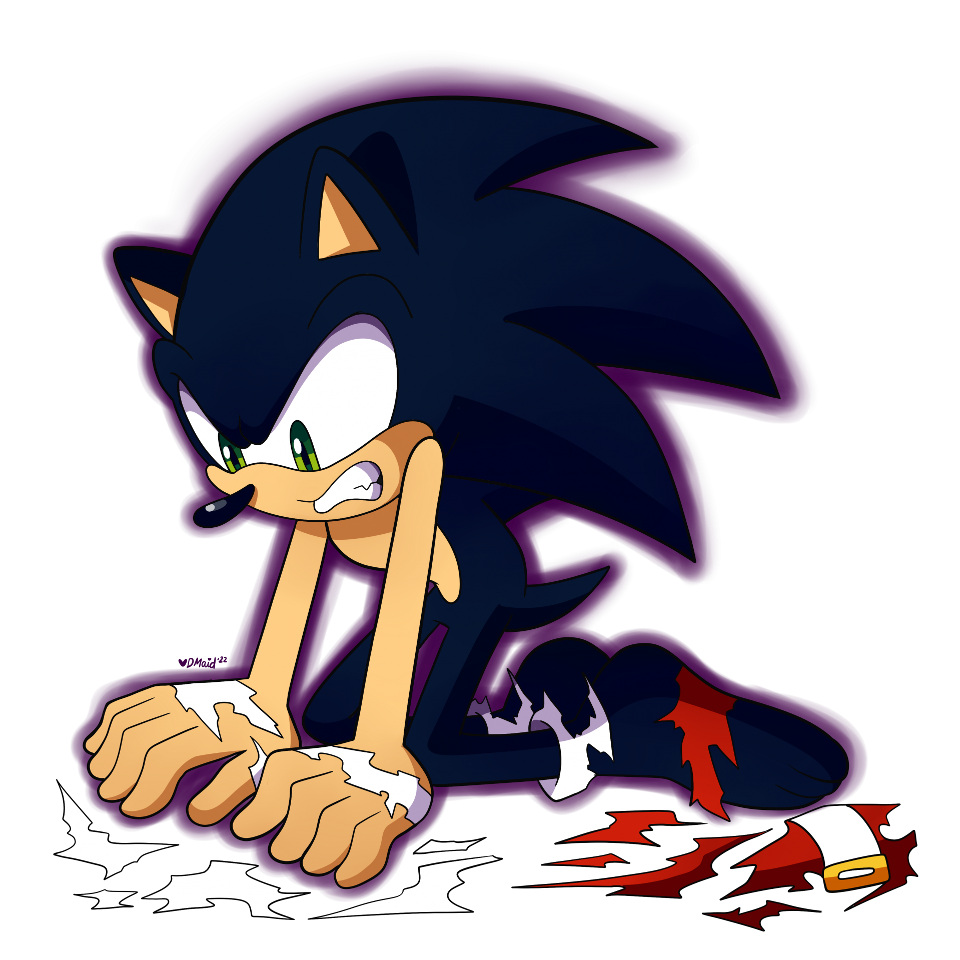 Sonic, Dark Boom by MidnightFire1222 