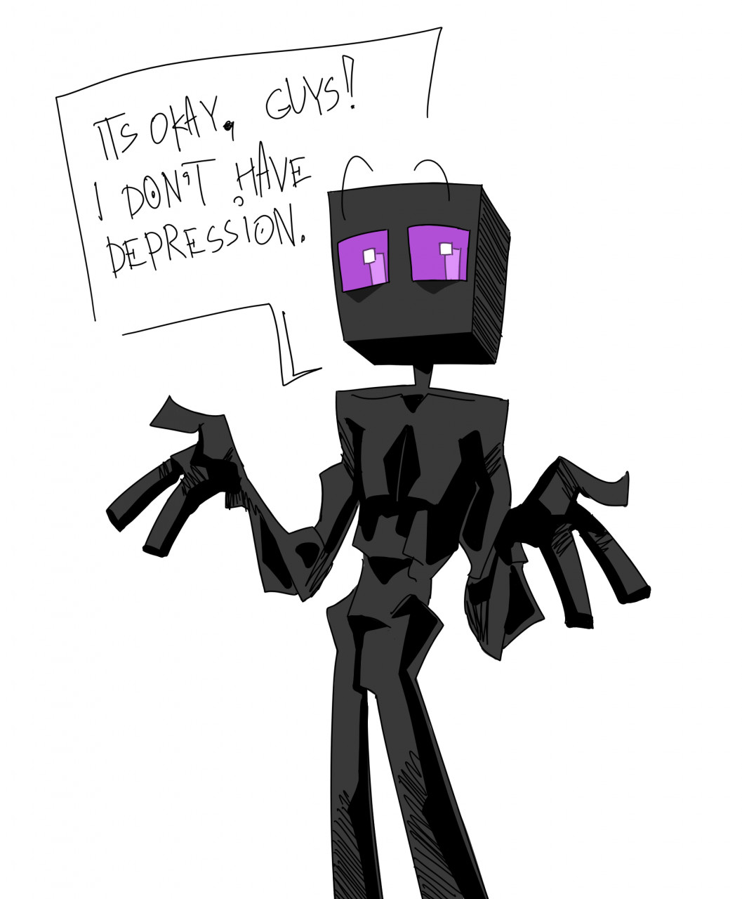 Enderman in a Suit