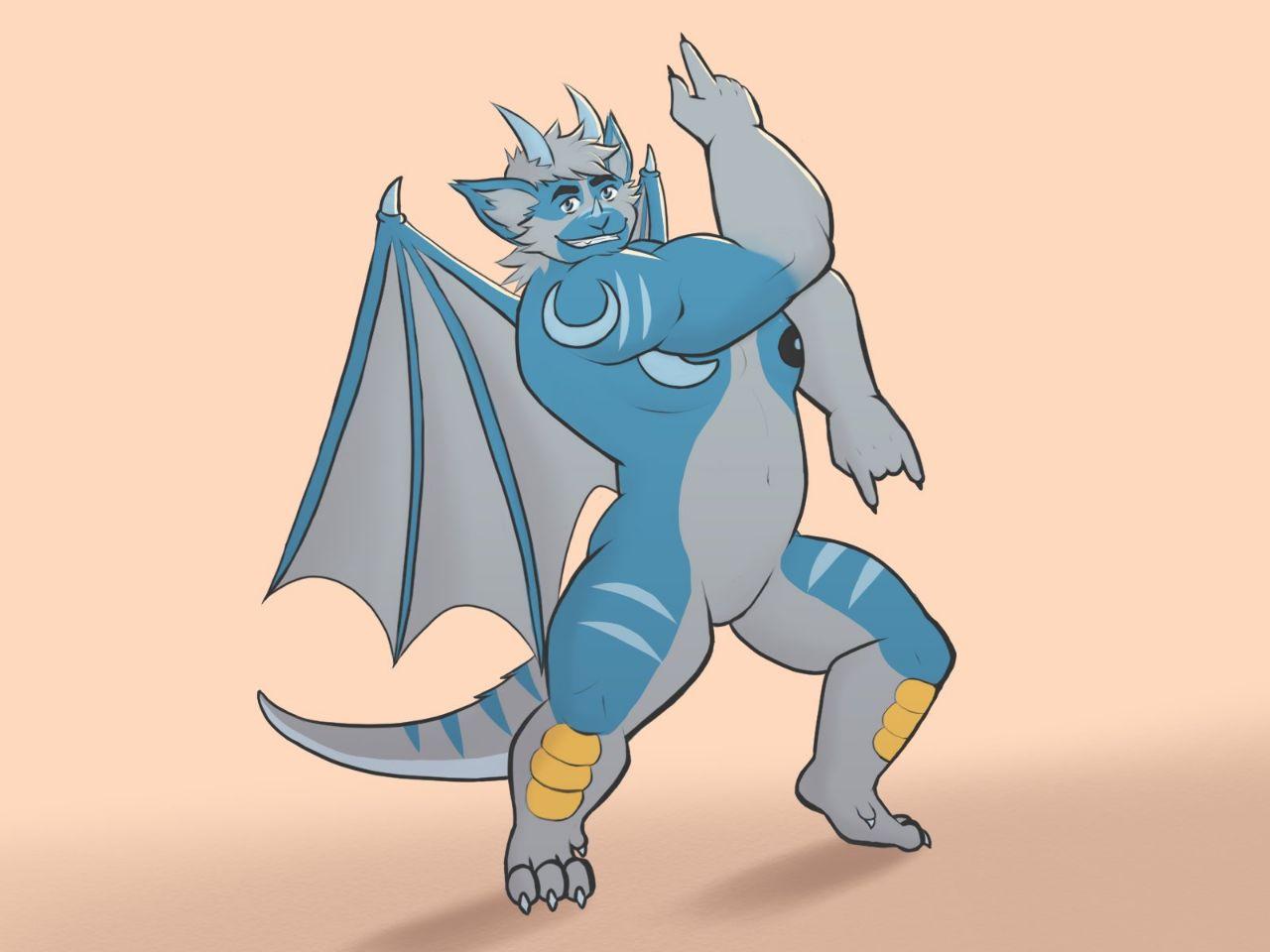 Commission by Arexo (Killer queen Pose) by HollowDerg -- Fur Affinity [dot]  net