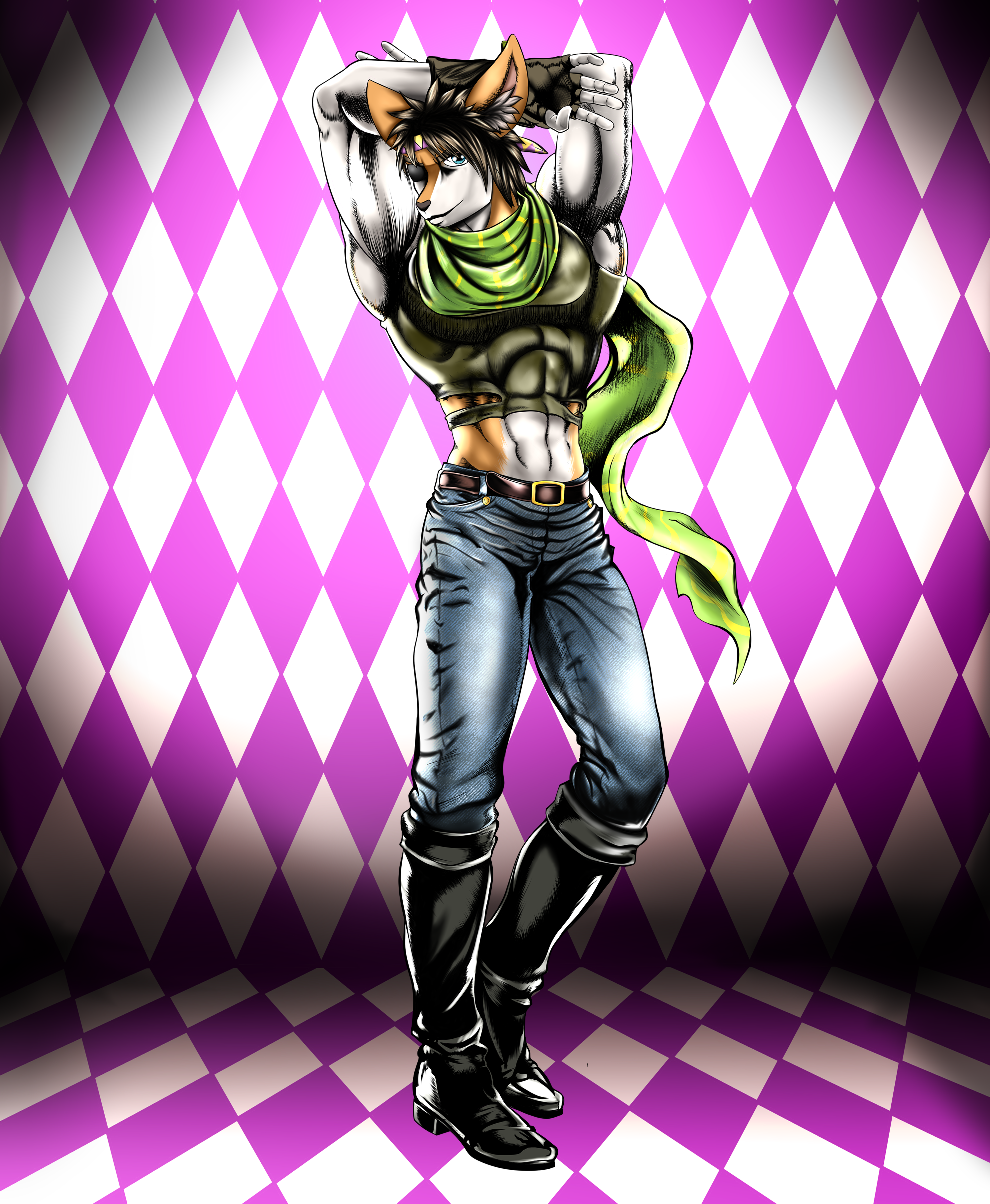 Anon Fox - Joseph Joestar Pose. 