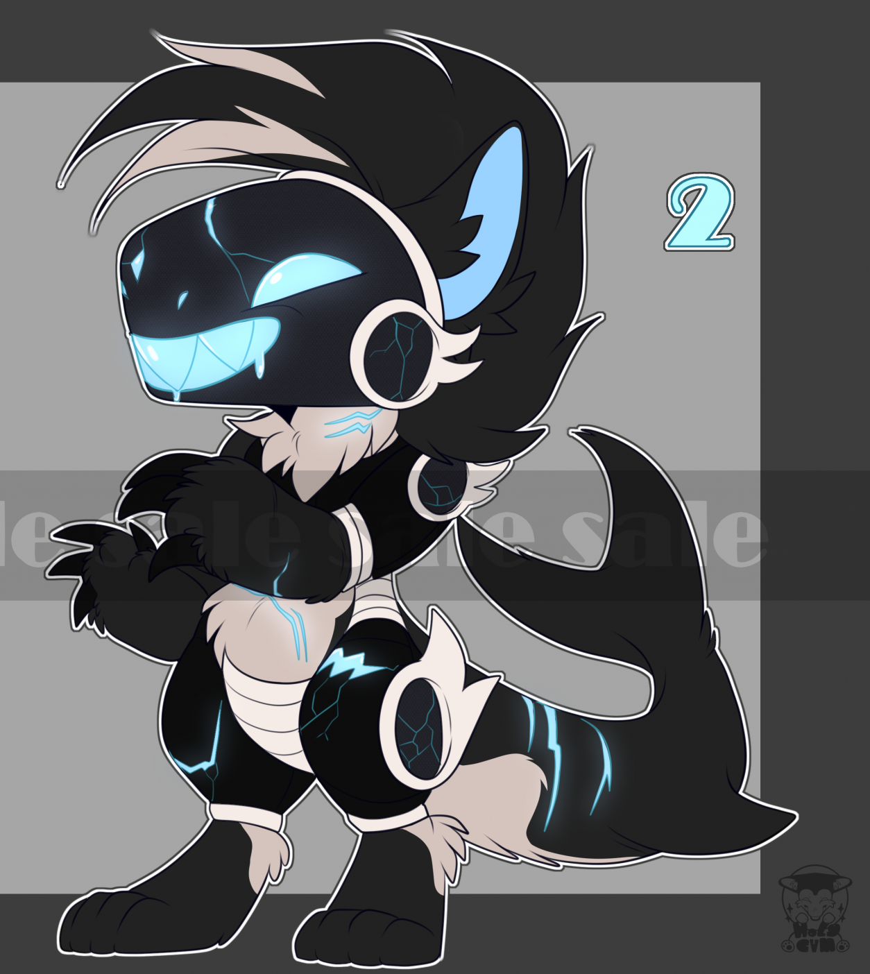 Protogen Art Mask for Sale by Erlang123