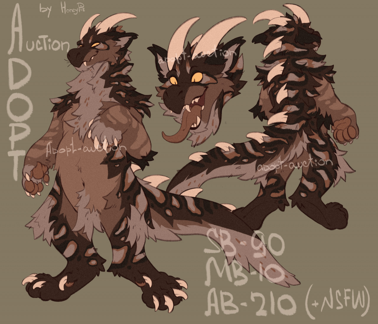 Fluffy dragon adopt auction