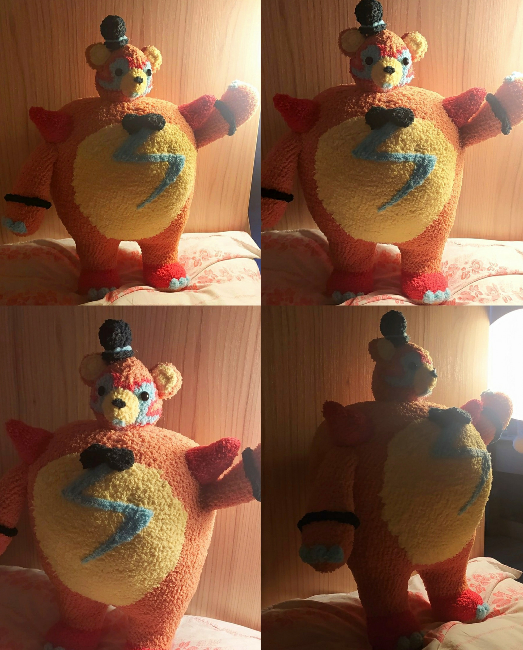 big glamrock freddy soft toy by Honoru -- Fur Affinity [dot] net