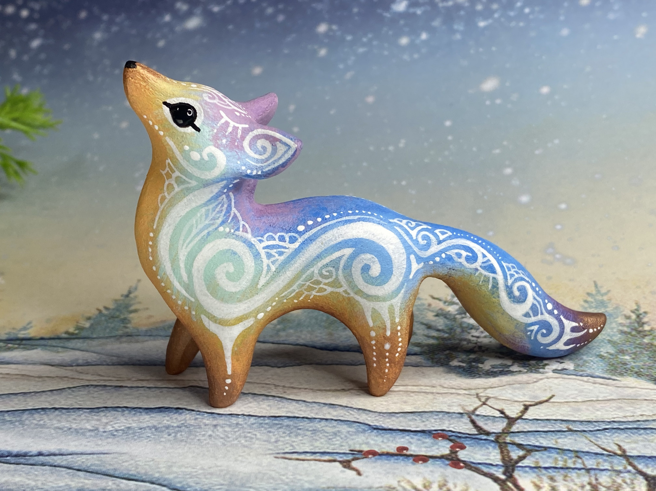 Fantasy fox figurine