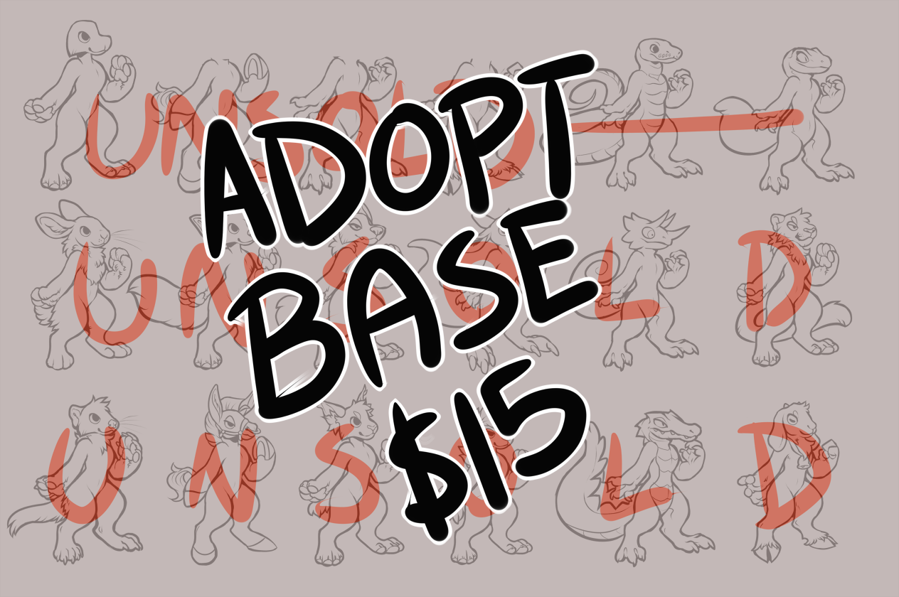 ADOPTABLE BASE SALE — Weasyl