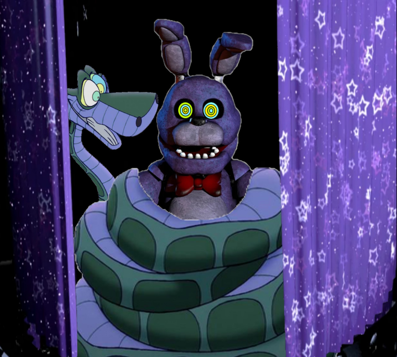 Ok but why does nobody talk about how huge withered freddy looks in the  hallway? : r/fivenightsatfreddys