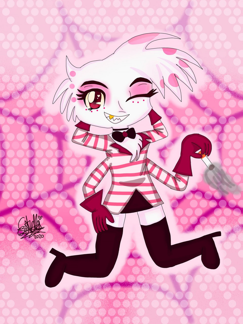 Hazbin Hotel Angel dust by Hoshipopmx -- Fur Affinity [dot] net