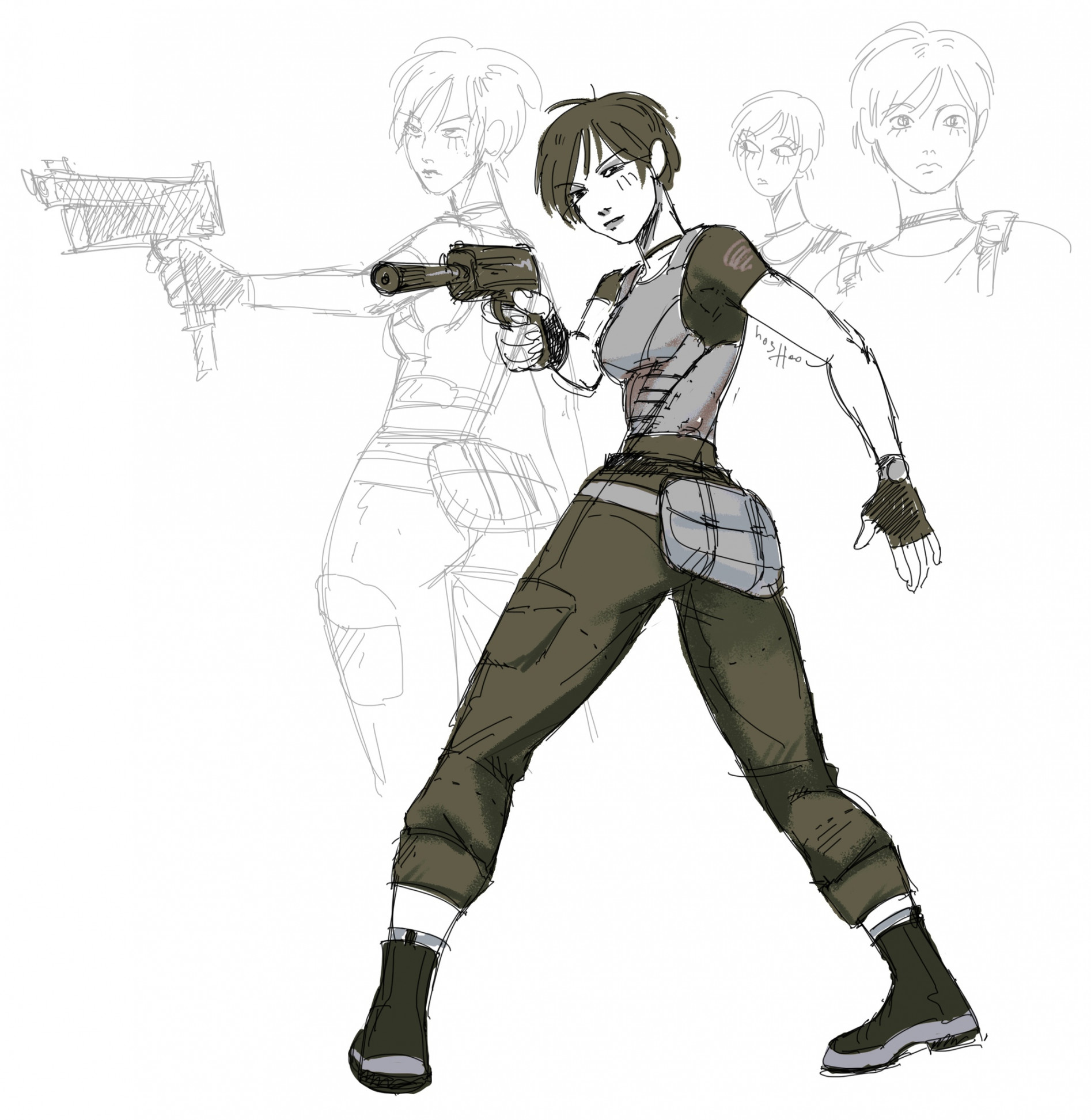 Rebecca Chambers by hosHoo -- Fur Affinity [dot] net