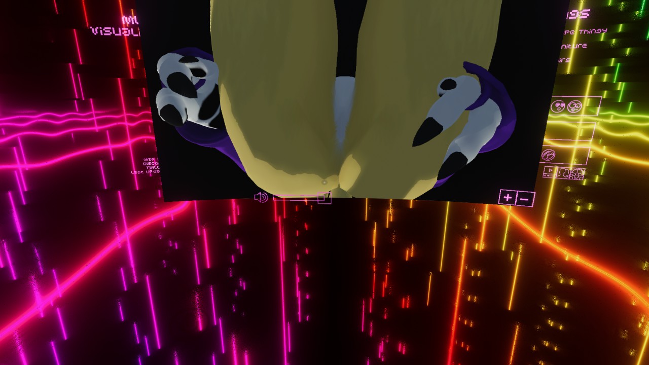 VRChat furry avatars on ass butt tail paws hot022 -- Affinity [dot] net