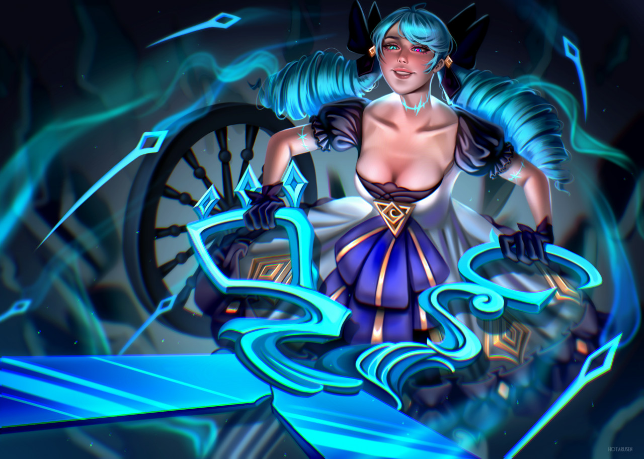 Fanart Gwen, League of Legends 💙 by HotaruSen -- Fur Affinity [dot] net