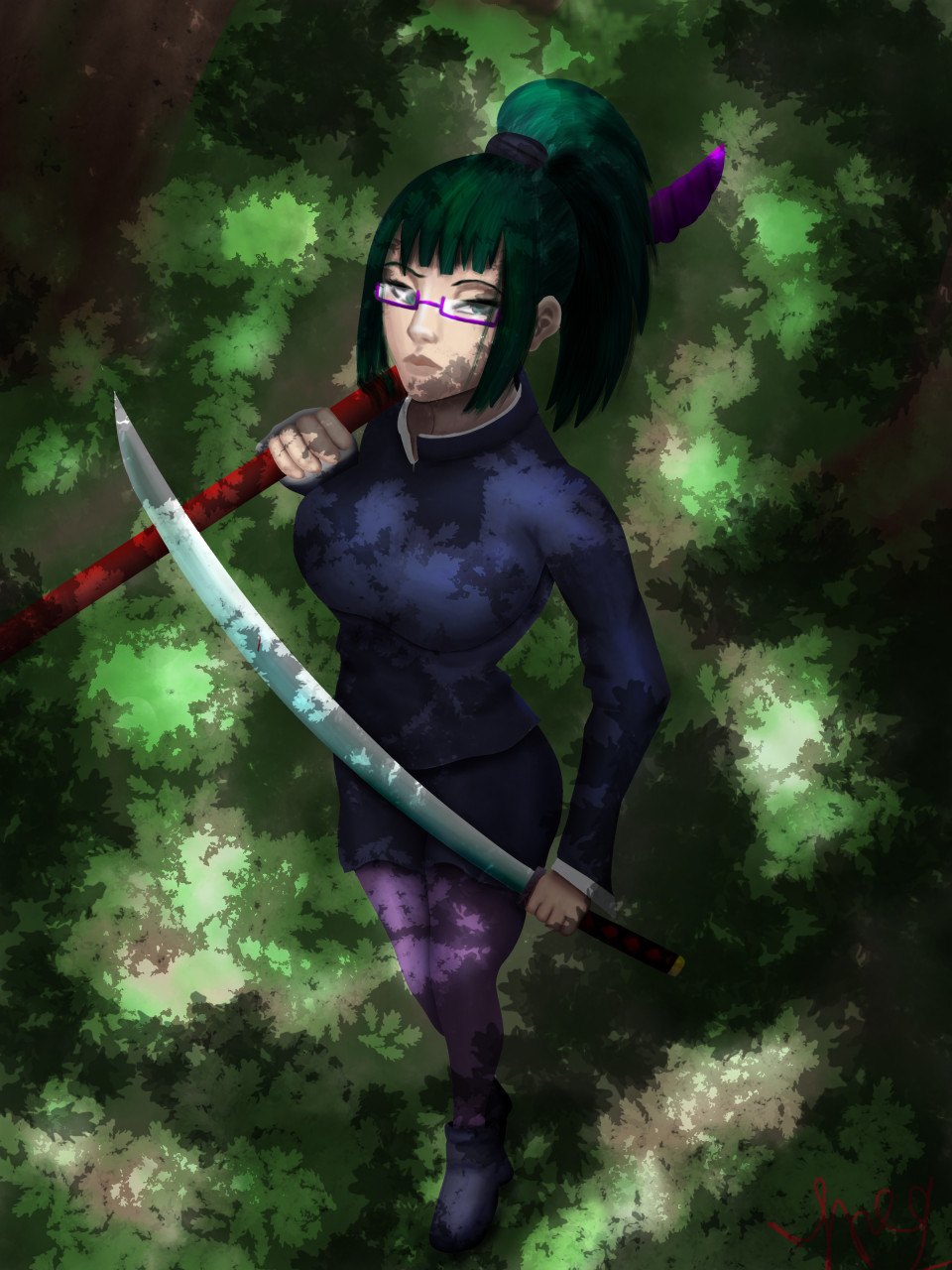 Jujutsu Maki by Housasmithor -- Fur Affinity [dot] net