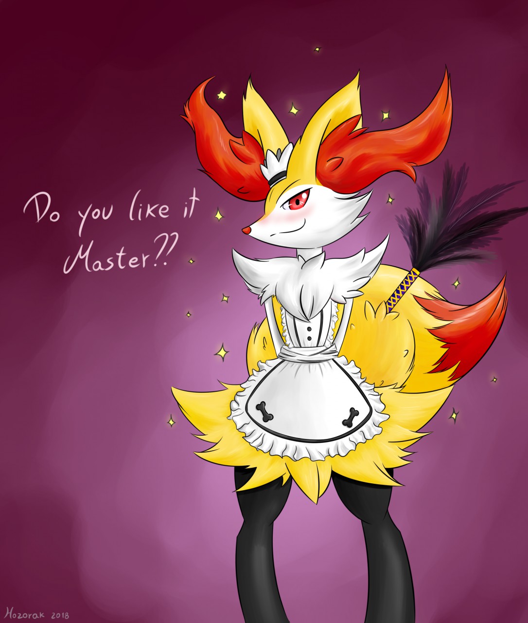 Braixen maid