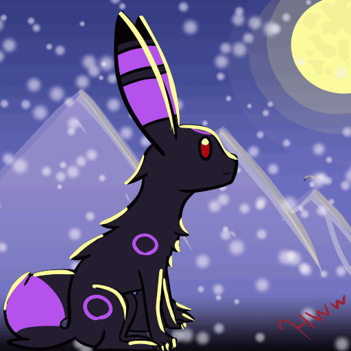 How an Umbreon howls at the Moon GIF/Animation by HuggableWerewolf -- Fur  Affinity [dot] net