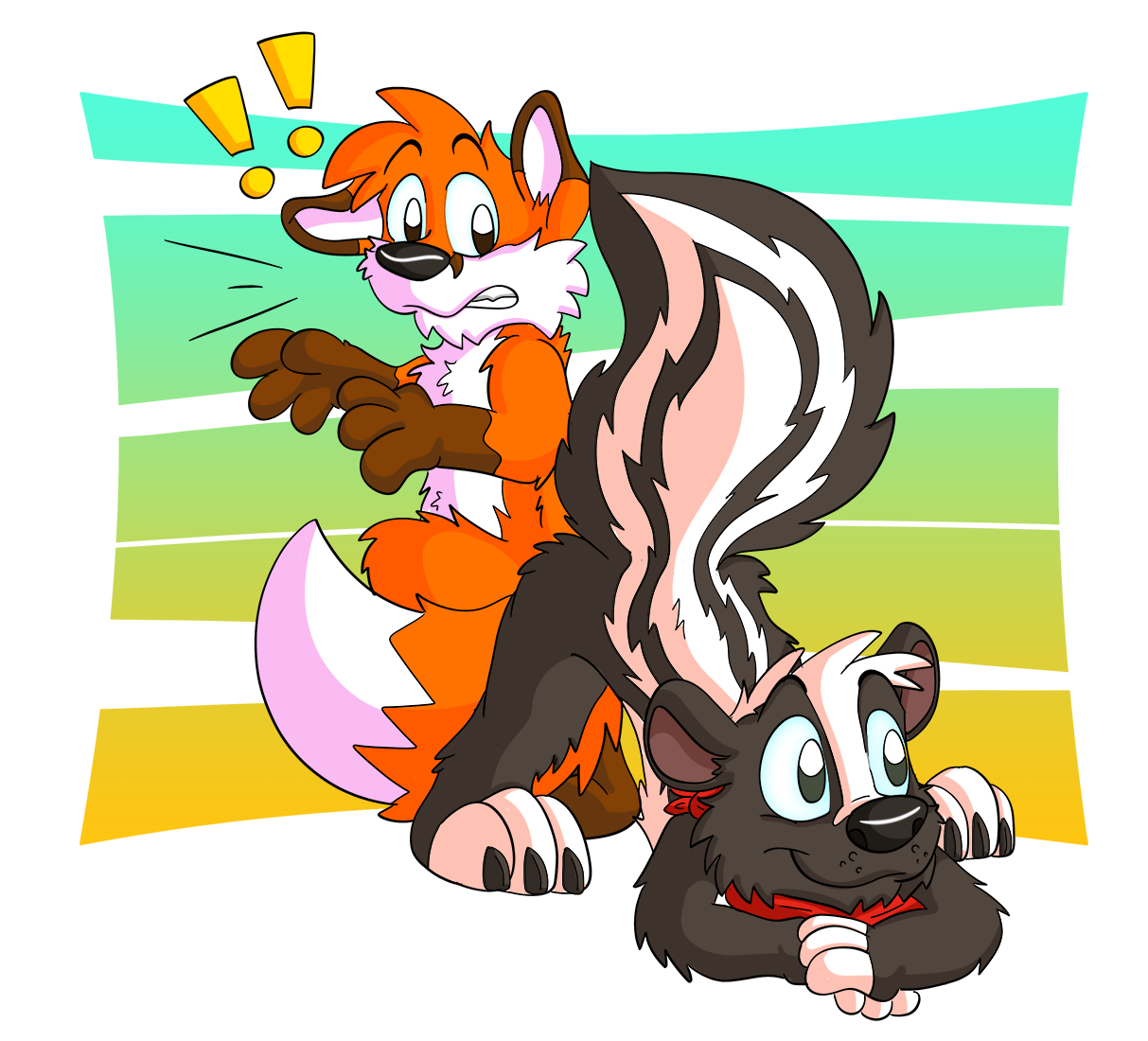 Starfall Skunk jacko pose by Hukley -- Fur Affinity [dot] net