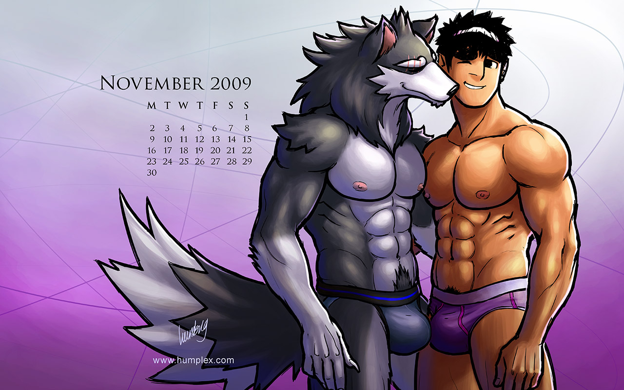 November 2009 Calendar, Keric and Zulf. 