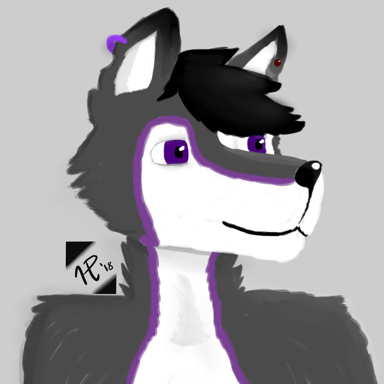 Portrait of an idiot by HuskyPancho -- Fur Affinity [dot] net