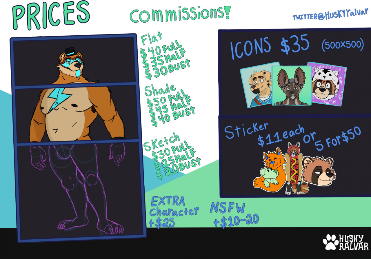 Commission sheet by Huskyralvar -- Fur Affinity [dot] net