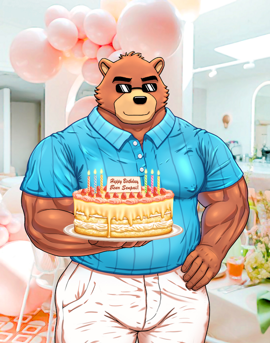 HyperBeard on X: Happy birthday, Tsuki! 🐰🧣 Do you want to be