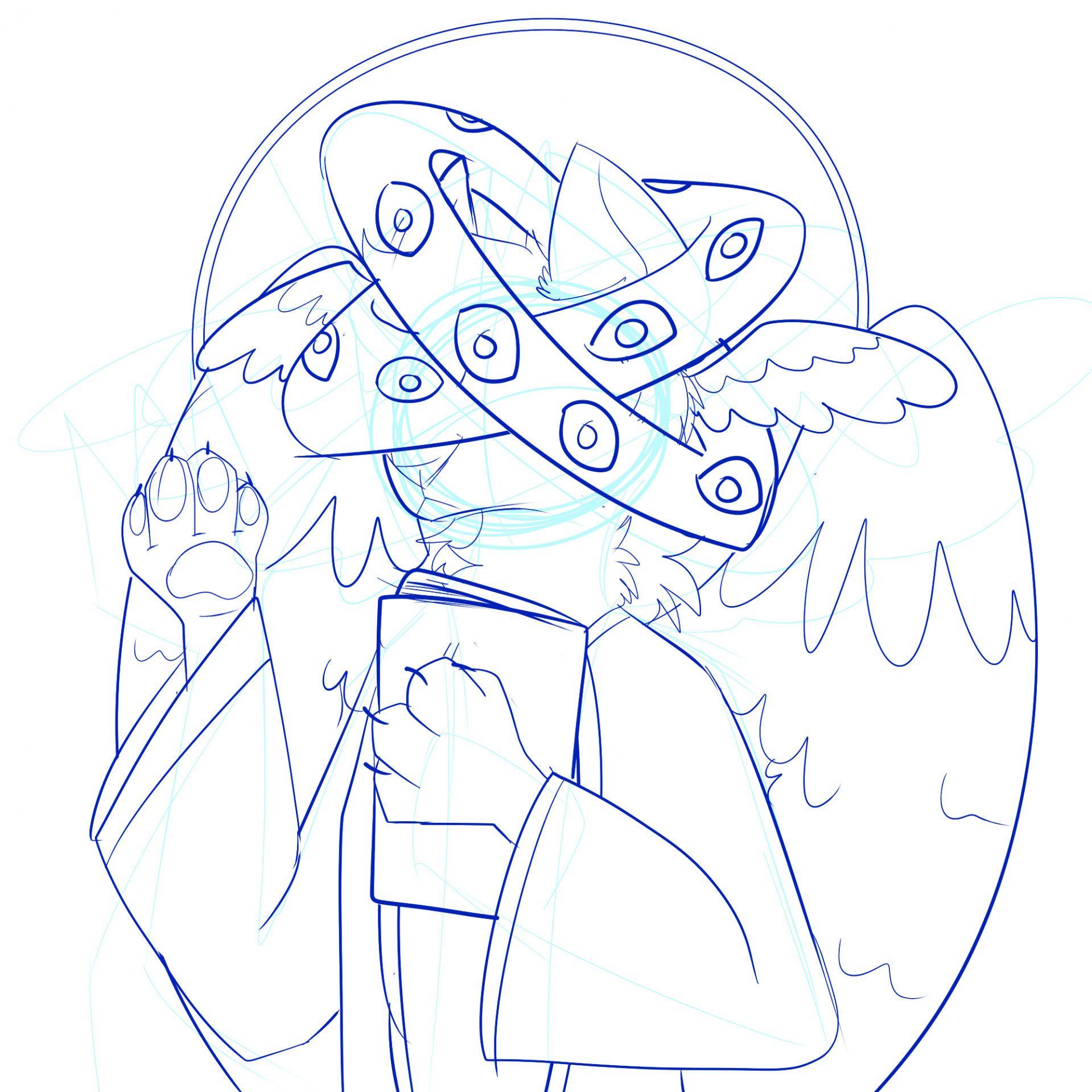 Biblically Accurate Angel Halloween Costume YCH SOLD by hxneybee