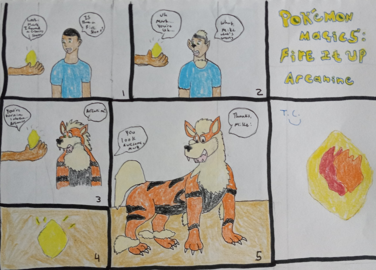 Pokemon Magic 5- Fire it up Arcanine by Hybrid-Tigerwolf -- Fur Affinity  [dot] net