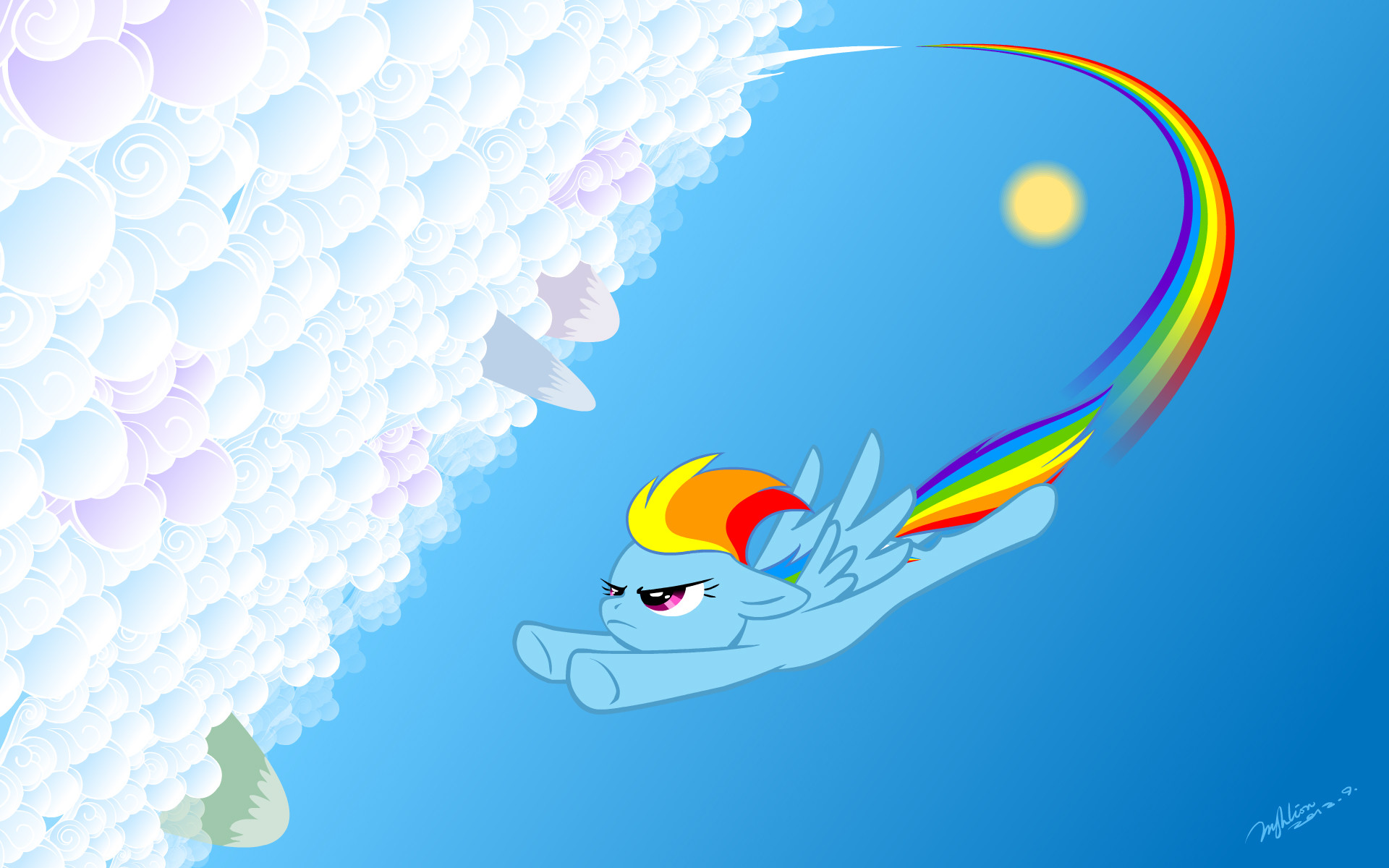 Rainbow Dash My Little Pony wallpaper My Little Pony Rainbow Dash HD  wallpaper  Wallpaper Flare