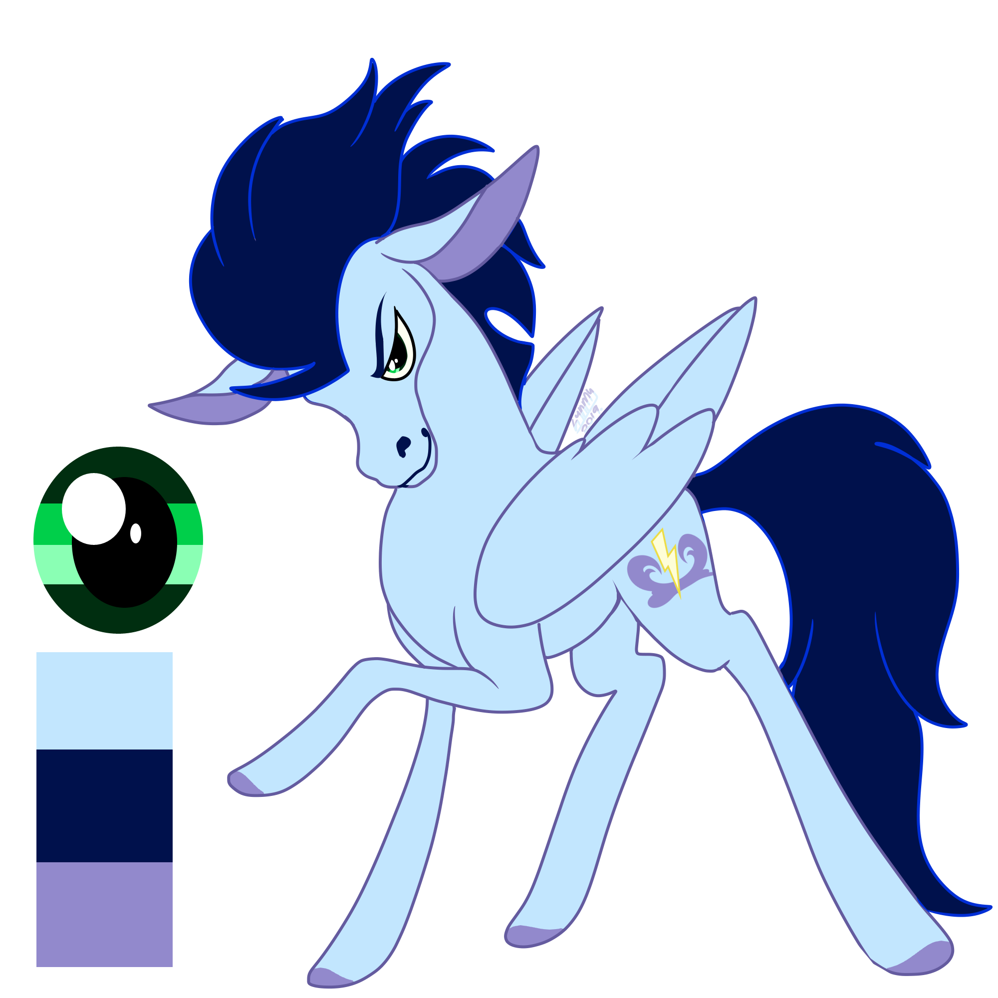 MLP Redesign - Soarin by HYNMY -- Fur Affinity [dot] net