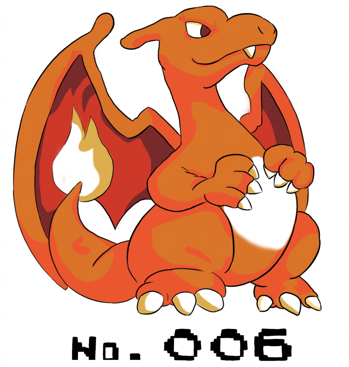 006 CHARIZARD 'Charlie' Pokédex Entry - HeartGold Version by Aruphonse --  Fur Affinity [dot] net