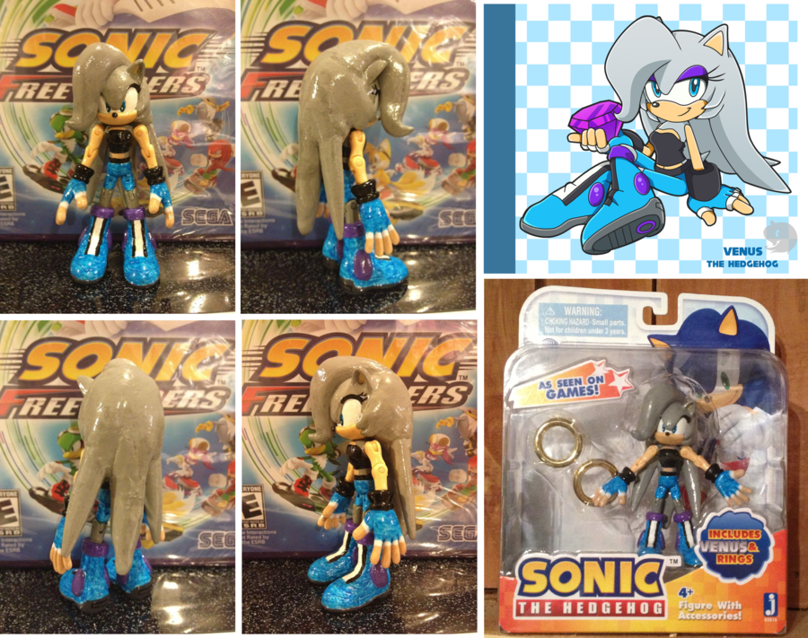 Darkspine Sonic (Sonic) Custom Action Figure